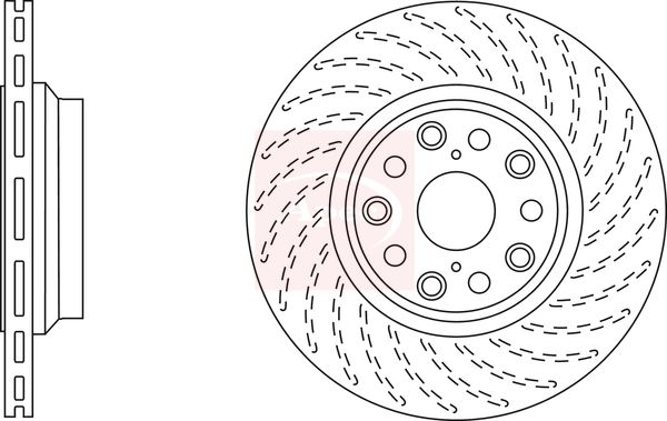 APEC Brake Disc DSK2830