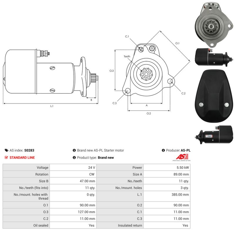 Starter, AS-PL S0283