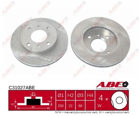 ABE C31027ABE Brake Disc
