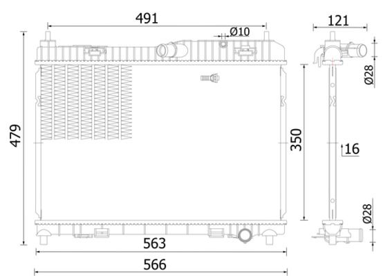 MAHLE Radiateur CR 2427 000S