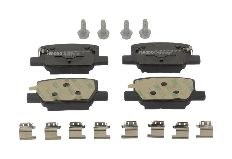 Bremsbelagsatz, Scheibenbremse