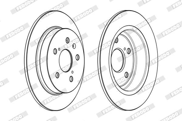FERODO DDF2067C Brake Disc