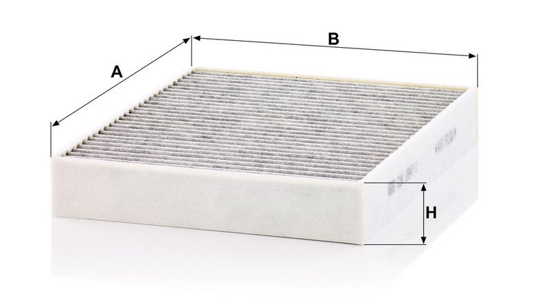 Filter, salongiõhk, MANN-FILTER CUK 2847, 1