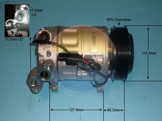 Auto Air Gloucester 14-8725P Compressor, air conditioning