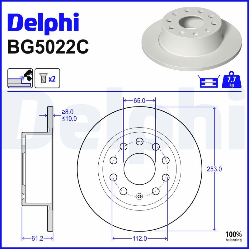 Piduriketas, DELPHI BG5022C