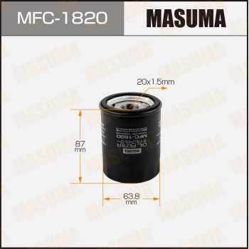 Оливний фільтр, Masuma MFC-1820