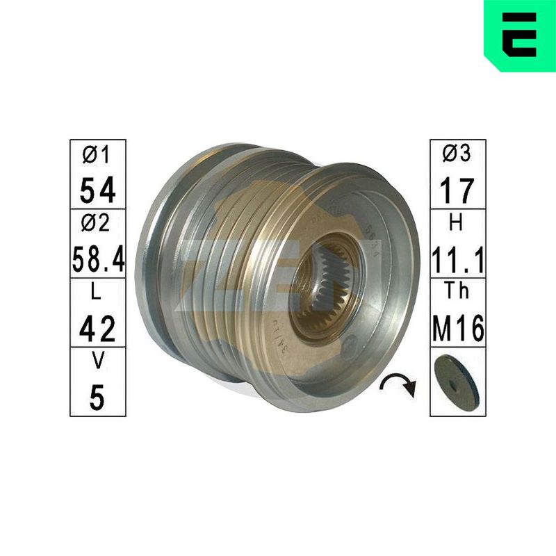 Механізм вільного ходу генератора, Era ZN5634