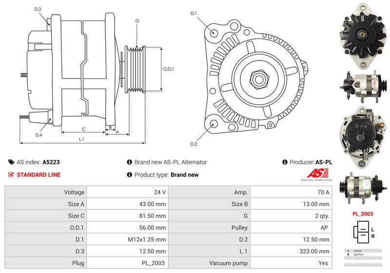 AS-PL A5223 Generatorius