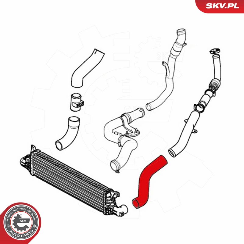 ESEN SKV 54SKV142 Charge Air Hose