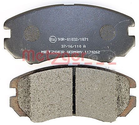 METZGER 1170262 Brake Pad Set, disc brake