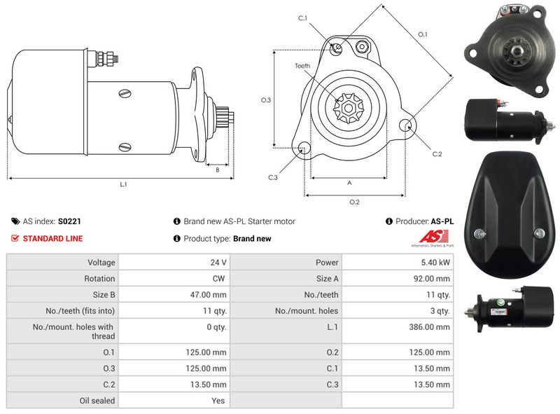 AS-PL S0221 Starter