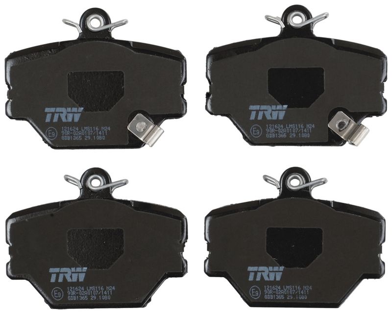TRW GDB1365 Brake Pad Set, disc brake