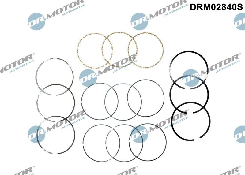 Dr.Motor Automotive dugattyúgyűrű-készlet DRM02840S