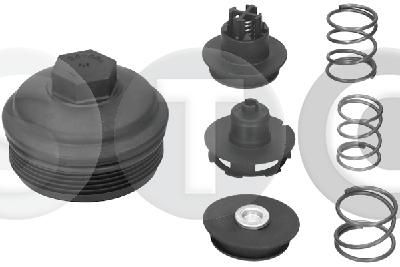 Кришка, корпус оливного фільтра, Stc T403841