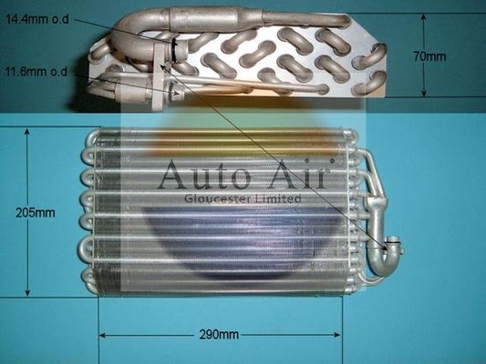 Auto Air Gloucester 21-5660 Evaporator, air conditioning