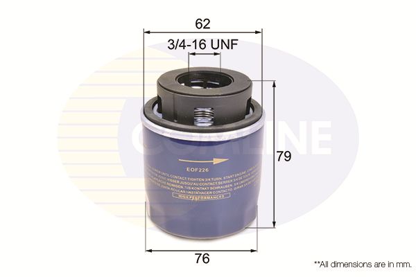Comline Oil Filter EOF226