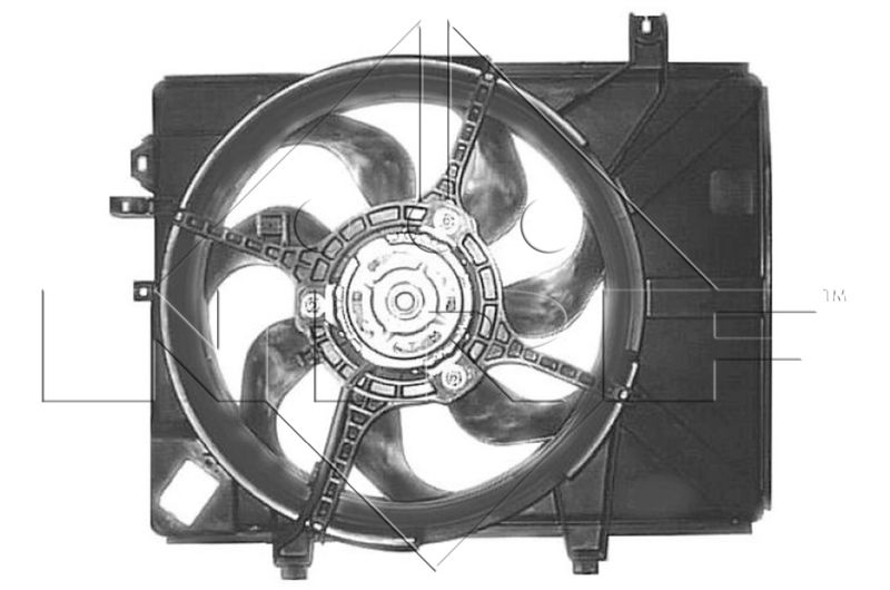 NRF ventilátor, motorhűtés 47684