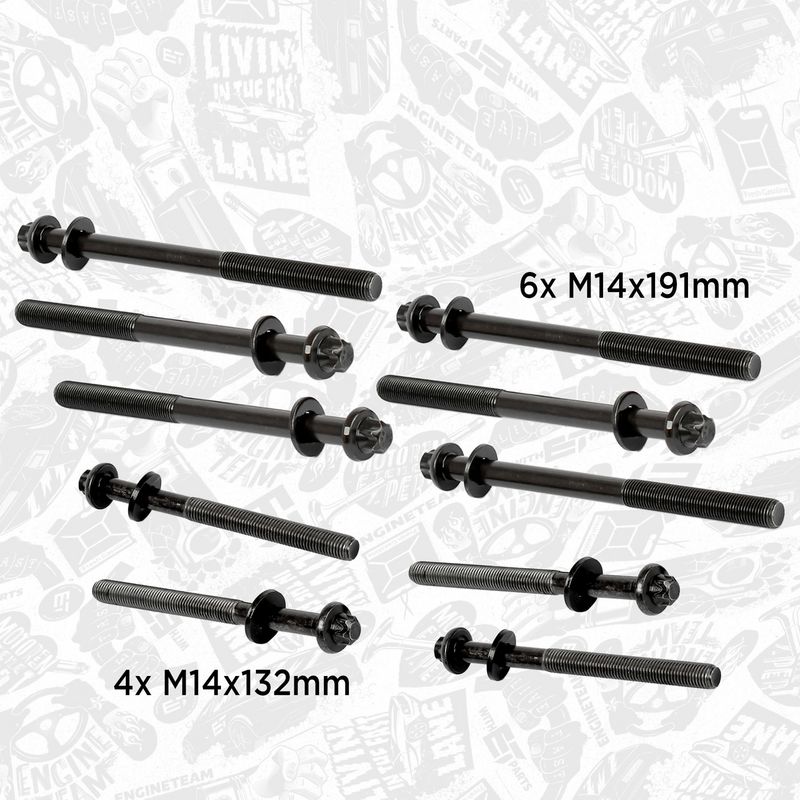 ET ENGINETEAM BS0034 - Cylinder Head Bolt Set
