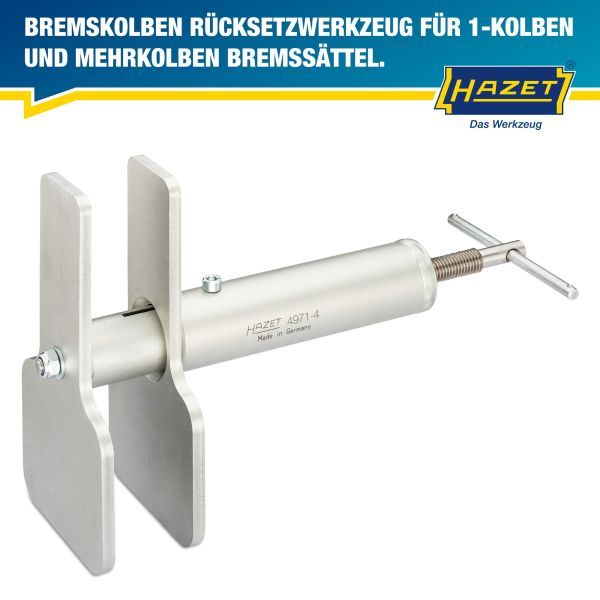 HAZET 4971-4 Turn/Reset Tool Set, brake caliper piston