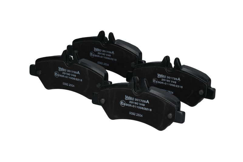 Piduriklotsi komplekt, ketaspidur, VALEO 301728A