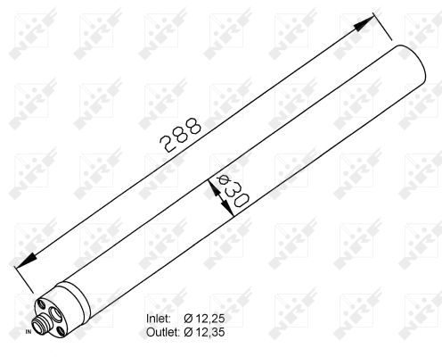 NRF 33310 Dryer, air conditioning