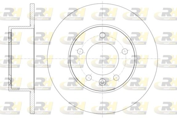 Гальмівний диск, Roadhouse 61412.00