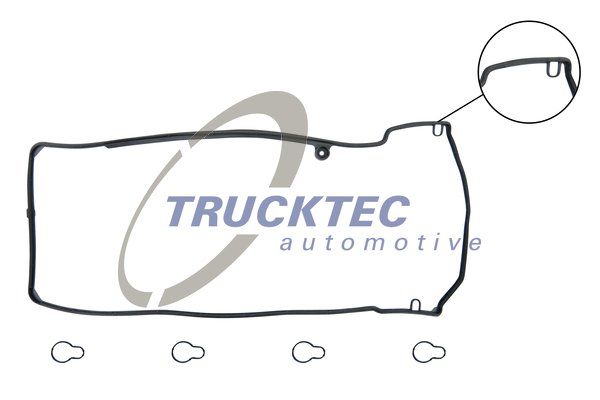 Комплект ущільнень, кришка голівки циліндра, Trucktec Automotive 02.10.121