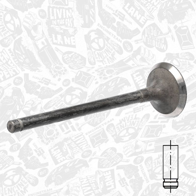 Product Image - Inlaatklep - VI0037 - ET ENGINETEAM