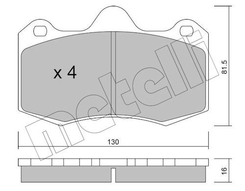 Plaquettes+de+frein+à+disque METELLI 22-0392-0