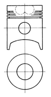 KOLBENSCHMIDT dugattyú 93209600