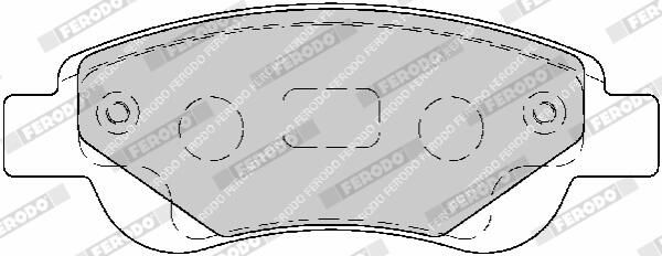 FERODO FDB1790 Brake Pad Set, disc brake
