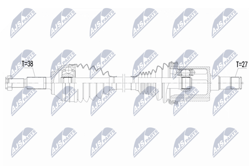 NTY NPW-FR-208 - Drive Shaft