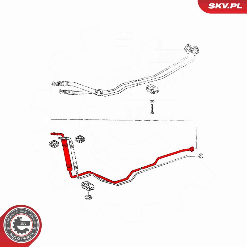 ESEN SKV 54SKV721 High/Low-pressure Line, air conditioning