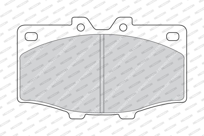 FERODO Plaquettes de frein à disque FDB288