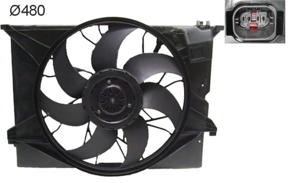 MAHLE ventilátor, motorhűtés CFF 486 000S