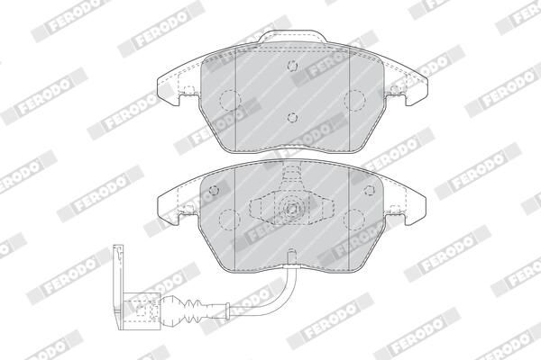 FERODO FDB1641 Brake Pad Set, disc brake