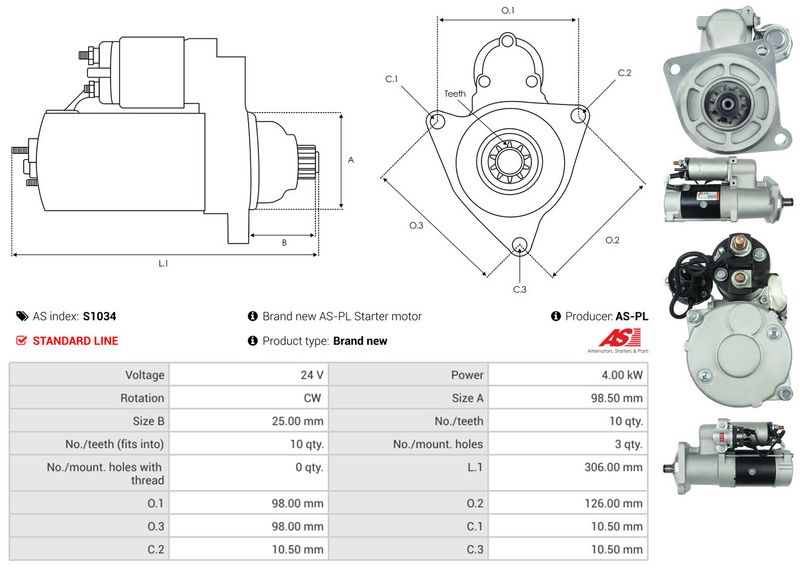 AS-PL S1034 Starter