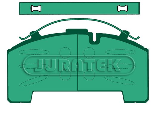 JURATEK fékbetétkészlet, tárcsafék JCP2002