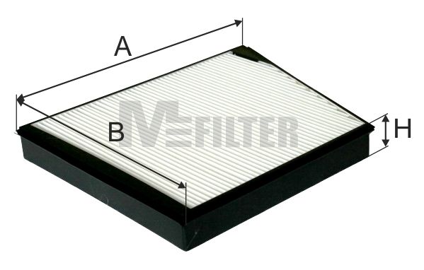 Фільтр, повітря у салоні, Mfilter K9027