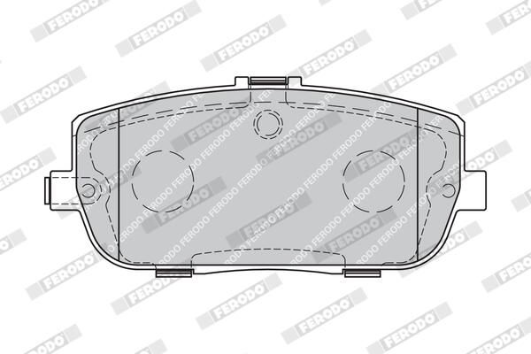FERODO FDB1894 Brake Pad Set, disc brake