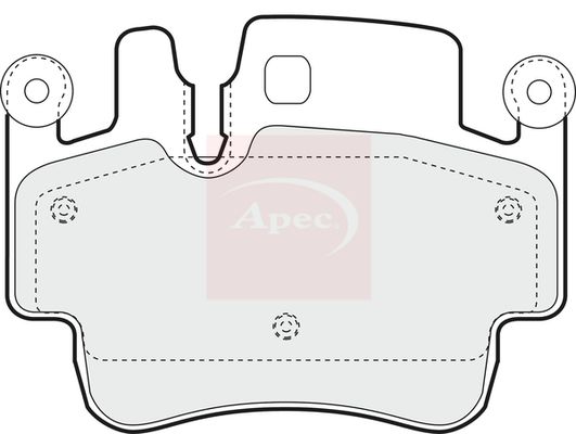 APEC Brake Pad Set, disc brake PAD1423