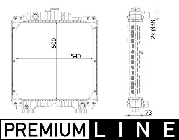 Product Image - Radiateur - CR2295000P - MAHLE
