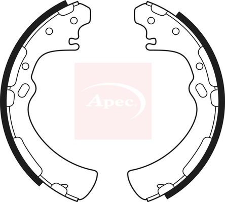 APEC Brake Shoe Set SHU475