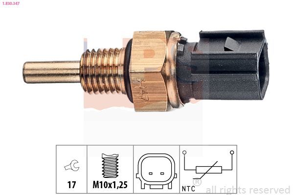 Sensor, temperatura del refrigerante