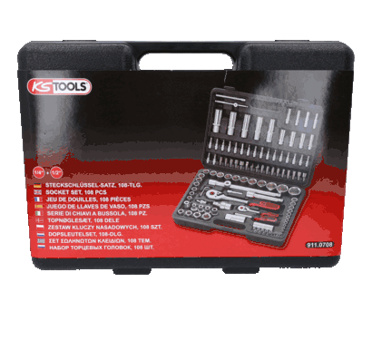 Padrunvõtmete komplekt, KS TOOLS 911.0708