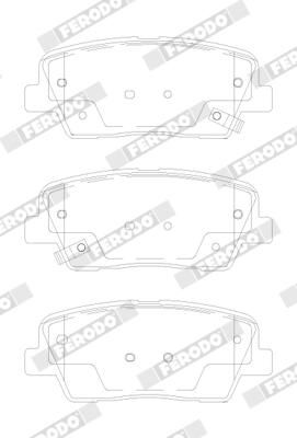 FERODO FDB5152 Brake Pad Set, disc brake