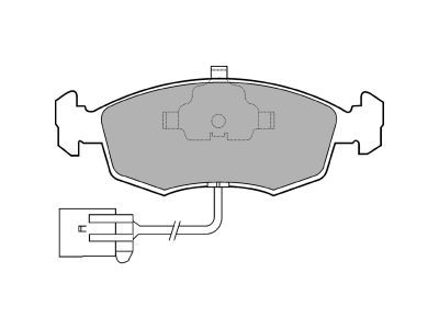 DELPHI LP794 Brake Pad Set, disc brake