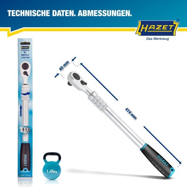 HAZET 916HPLG Reversible Ratchet
