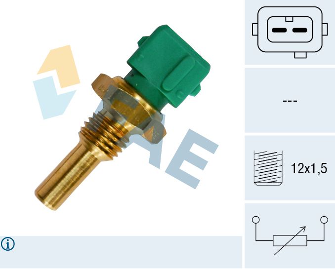 Sensor, temperatura del refrigerante