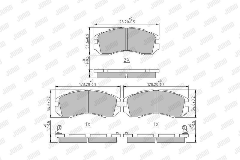 Juego de pastillas de freno